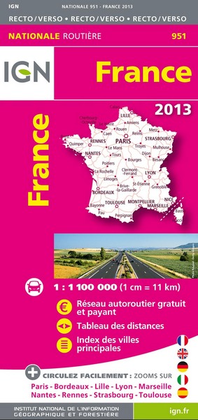 Image de 951 FRANCE ROUTIERE RECTO/VERSO 2013