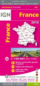 Image de 951 FRANCE ROUTIERE RECTO/VERSO 2013