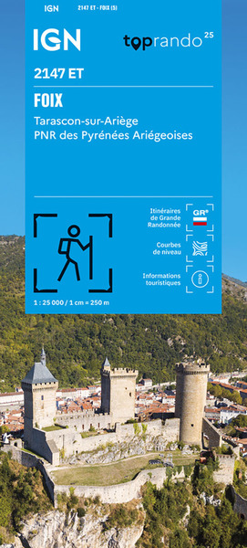 Picture of 2147ET FOIX, TARASCON-SUR-ARIEGE, PNR DES PYRENEES ARIEGEOISES /RECTO