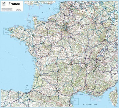 Picture of POSTER FRANCE PLASTIFIE 100 CM X 110 CM