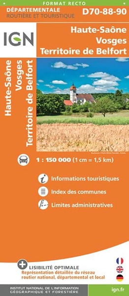 Picture of D70 D88 HAUTE-SAONE VOSGES TERRITOIRE DE BELFORT