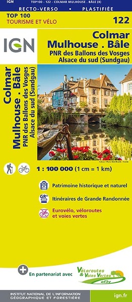 Image de 122 - COLMAR MULHOUSE BALE PNR BALLONS DES VOGES ALSACE SUD