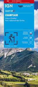 Image de 3437OTR CHAMPSAUR.VIEUX CHAILLOL PN ECRINS - RESISTANTE /RECTO-VERSO