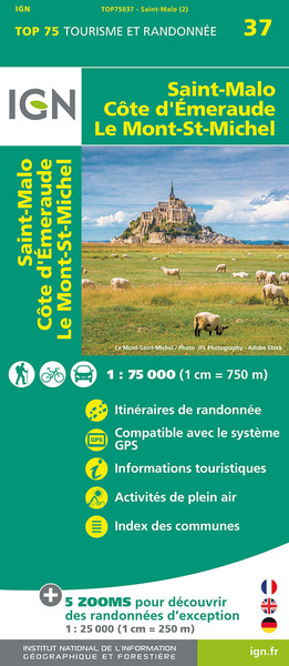 Image de TOP75037 SAINT MALO - COTE EMERAUDE MONT SAINT MICHEL