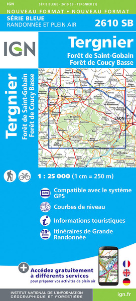 Image de 2610SB TERGNIER  LA FERE FORETS DE ST-GOBAIN ET  COUCY BASSE