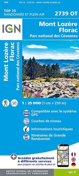 Image de 2739OT MONT LOZERE, FLORAC, PN DES CEVENNES / RECTO