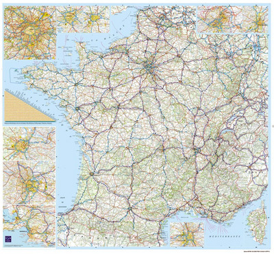 Image de **POSTER FRANCE PLASTIFIE 100 CM X 100 CM