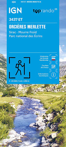 Image de 3437ET ORCIERES MERLETTE - SIRAC MOURRE FROID PN DES ECRINS