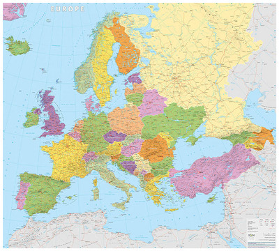 Picture of POSTER EUROPE PLASTIFIE 110 X 100 CM