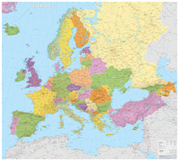 Picture of POSTER EUROPE PLASTIFIE 110 X 100 CM