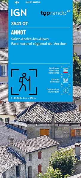 Image de 3541OT ANNOT, ST ANDRE-LES-ALPES PNR DU VERDON / RECTO