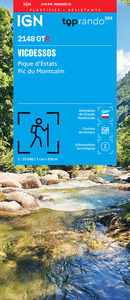 Picture of 2148OTR VICDESSOS / PIQUE D'ESTATS PIC DU MONTCALM RESISTANTE /RECTO-V