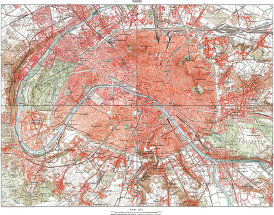 Picture of PLAN DE PARIS 1887