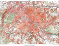 Picture of PLAN DE PARIS 1887