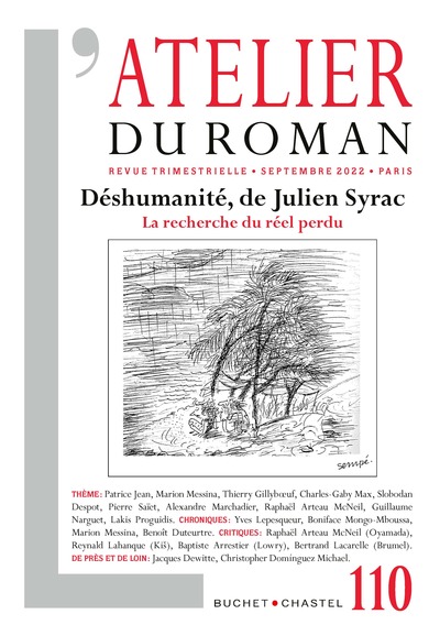 Picture of Revue atelier du roman n 110