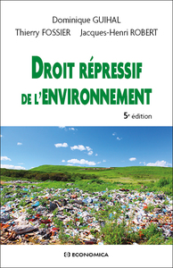Image de DROIT REPRESSIF DE L'ENVIRONNEMENT, 5E ED.