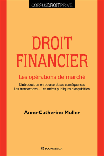Picture of Droit financier : les opérations de marché