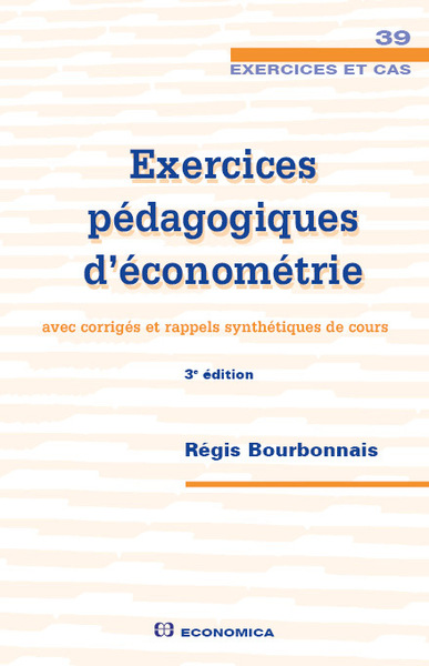 Picture of EXERCICES PEDAGOGIQUE D'ECONOMETRIE, 3E ED.