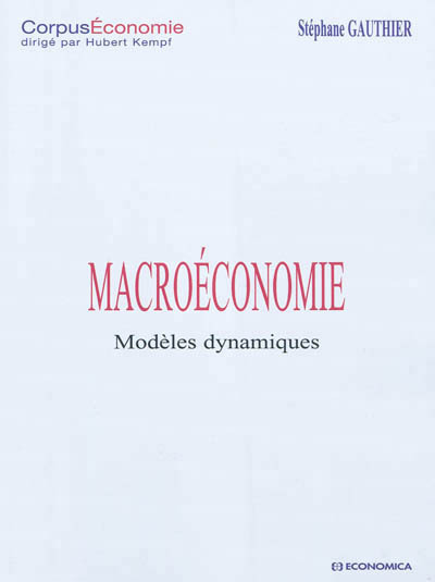 Picture of MACROECONOMIE DYNAMIQUE - MODELES