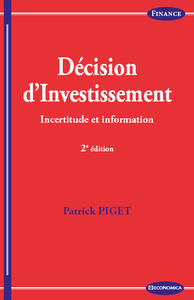 Image de DECISIONS D'INVESTISSEMENT, 2 ED.
