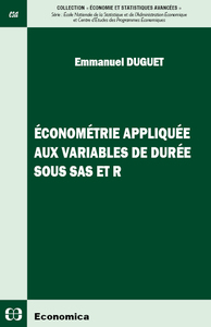 Picture of ECONOMETRIE APPLIQUEE AUX VARIABLES DE DUREE - SOUS SAS ET R