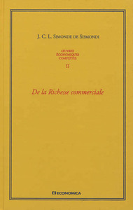 Picture of OEUVRES ECONOMIQUES COMPLETES , VOL 2 - DE LA RICHESSE COMMERCIALE