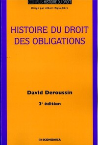 Picture of HISTOIRE DU DROIT DES OBLIGATIONS