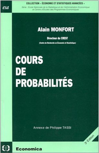 Picture of COURS DE PROBABILITES
