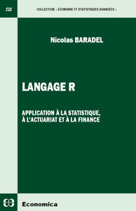 Image de LANGAGE R  APPLICATION A LA STATISTIQUE, A L'ACTUARIAT ET A LA FINANCE