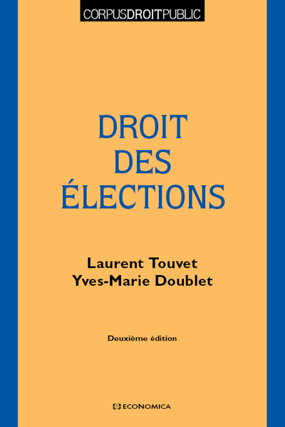 Picture of DROIT DES ELECTIONS, 2E ED.