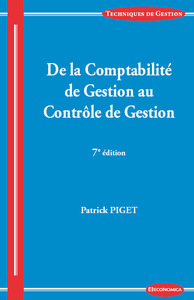 Picture of DE LA COMPTABILITE DE GESTION AU CONTROLE DE GESTION, 7E ED.