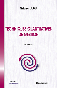 Image de TECHNIQUES QUANTITATIVES DE GESTION, 2E ED.
