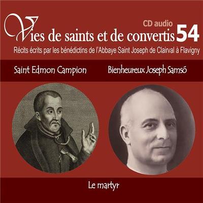 Picture of CD -vies de saints et convertis 54 saint Edmond Campion - bienheureux Joseph samso - le martyr - CD354