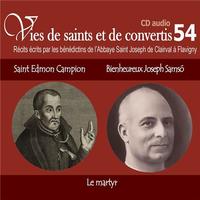 Picture of CD -vies de saints et convertis 54 saint Edmond Campion - bienheureux Joseph samso - le martyr - CD354