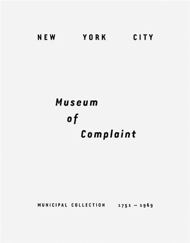 Picture of New York City Museum Complaint /anglais