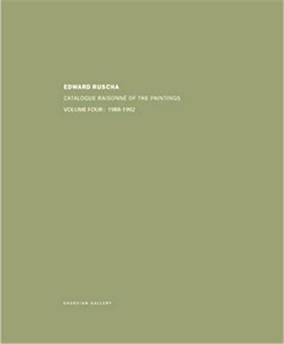 Picture of Edward Ruscha Catalogue Raisonne of the Paintings Vol.4 1988-1992 /anglais