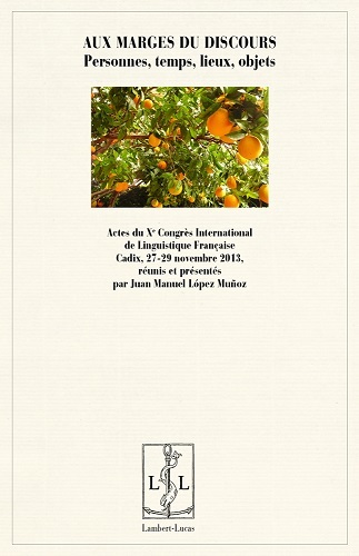 Picture of Aux marges du discours - personnes, temps, lieux, objets