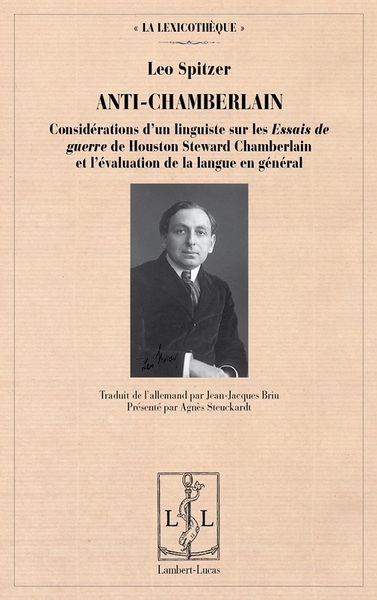 Picture of Anti-Chamberlain - considérations d'un linguiste sur les "Essais de guerre" de Houston Steward Chamberlain et l'évalu