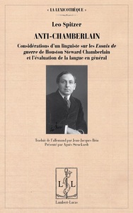 Picture of Anti-Chamberlain - considérations d'un linguiste sur les "Essais de guerre" de Houston Steward Chamberlain et l'évalu