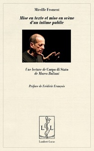 Image de Mise en texte et mise en scène d'un intime public - une lecture de "Corpo di stato" de Marco Baliani