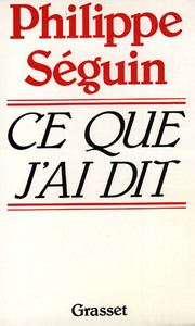 Picture of Ce que j'ai dit