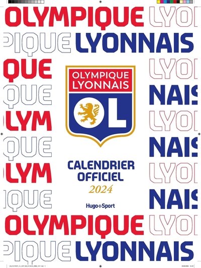 Picture of Calendrier mural Olympique Lyonnais 2024