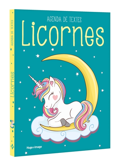 Image de Agenda de texte licornes