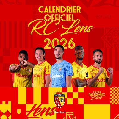 Image de Calendrier mural RC Lens 2026