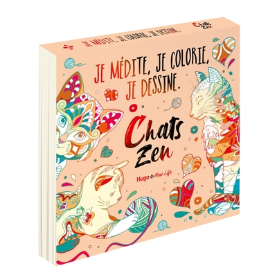 Image de Chats Zen - Je médite, je colorie, je dessine