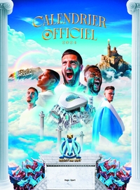 Image de Calendrier mural Olympique de Marseille 2024