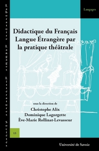 Picture of Didactique du français langue étrangère par la pratique théâtrale