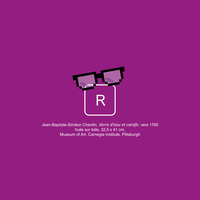 Picture of R - Jean-Baptiste Chardin, "Verre d'eau et carafe", vers 1760...