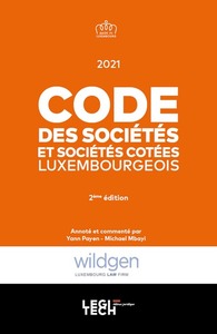 Picture of Code des sociétés et sociétés cotées luxembourgeois 2021