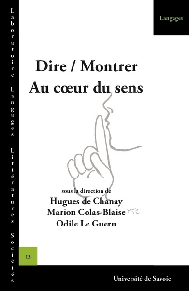 Picture of Dire-montrer, au coeur du sens